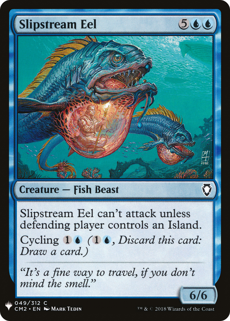 Slipstream Eel (LIST-CM2-49) [Mystery Booster] The List MTG Single Wizards of the Coast