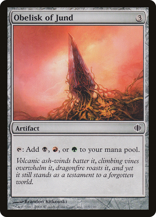 Obelisk of Jund (ALA-215) [Shards of Alara] Foil MTG Single Wizards of the Coast