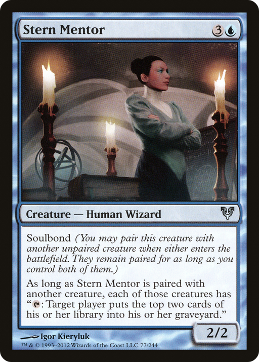 Stern Mentor (AVR-077) [Avacyn Restored] MTG Single Wizards of the Coast