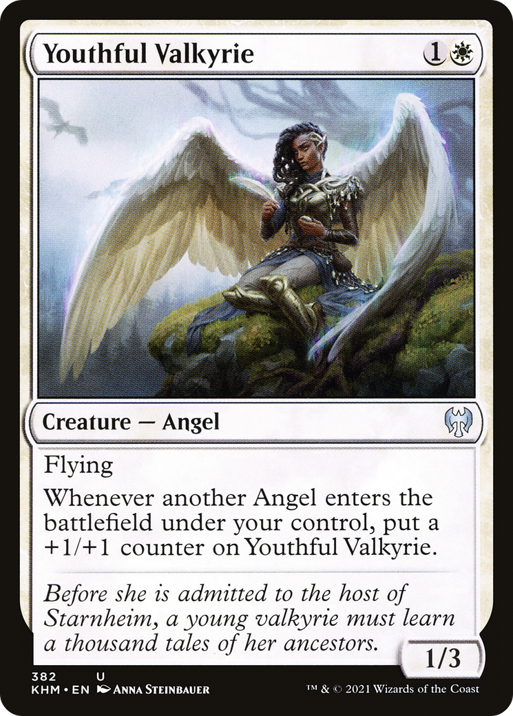 Youthful Valkyrie (KHM-382) [Kaldheim] MTG Single Wizards of the Coast