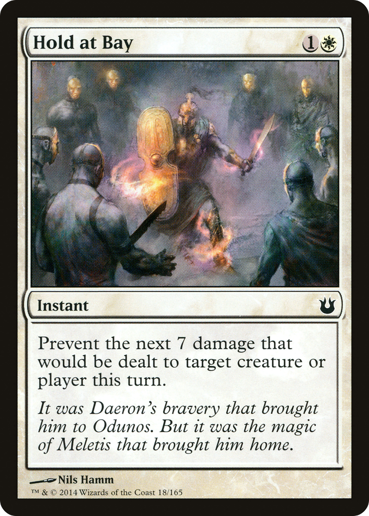 Hold at Bay (BNG-018) [Born of the Gods] MTG Single Wizards of the Coast