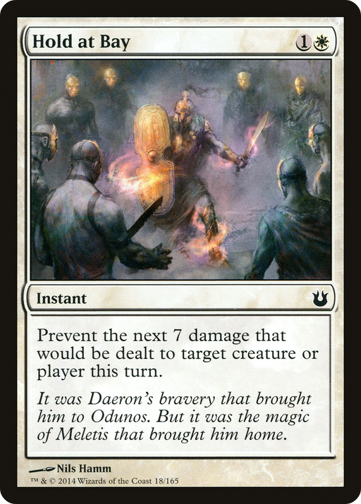 Hold at Bay (BNG-018) [Born of the Gods] MTG Single Wizards of the Coast