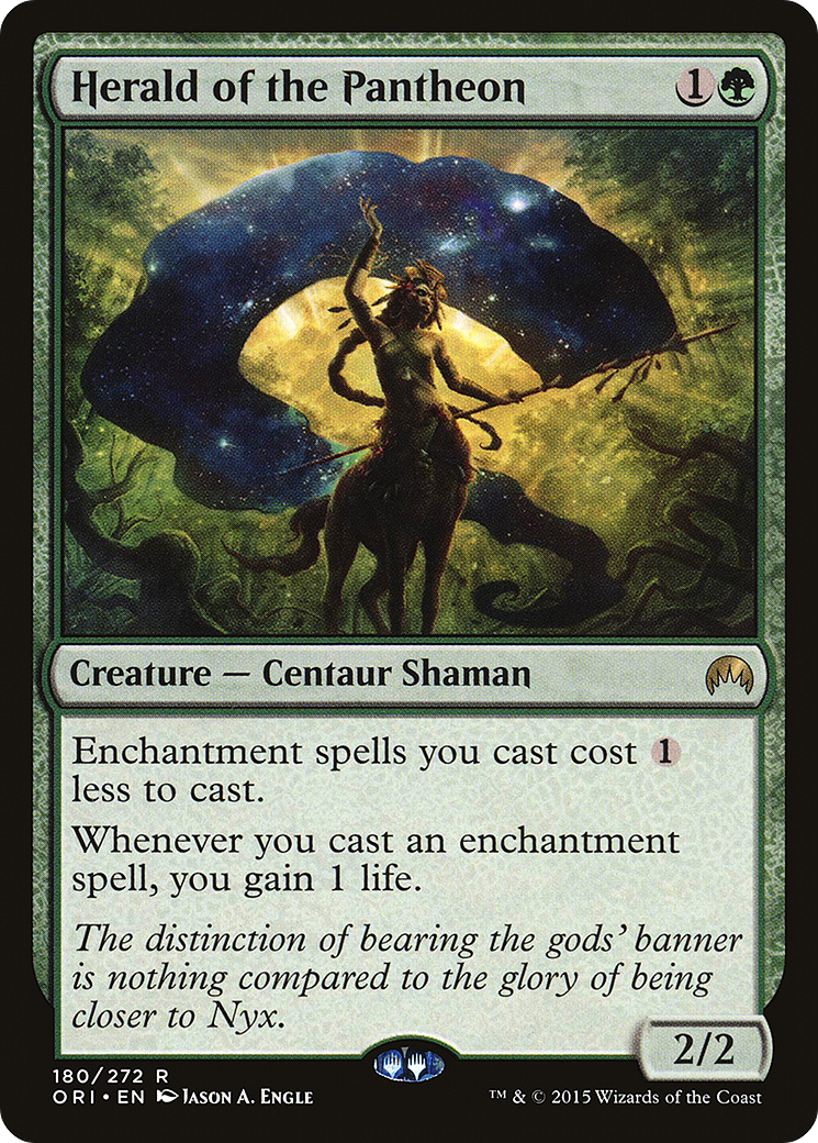 Herald of the Pantheon (ORI-180) [Magic Origins] Foil MTG Single Wizards of the Coast