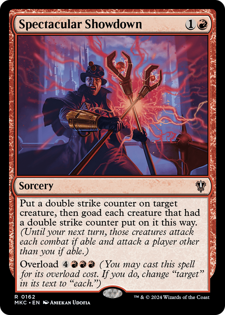 Spectacular Showdown (MKC-162) [Murders at Karlov Manor Commander] MTG Single Wizards of the Coast