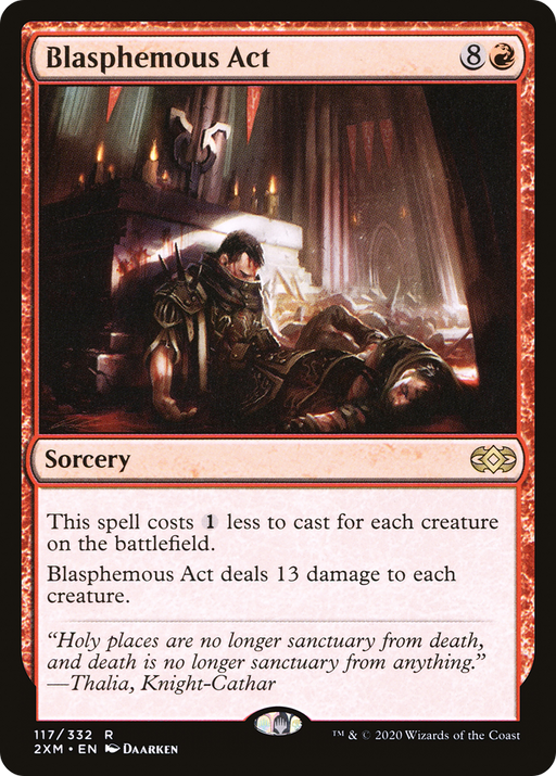 Blasphemous Act (2XM-117) [Double Masters] MTG Single Wizards of the Coast