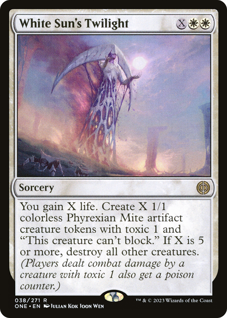 White Sun's Twilight (ONE-038) [Phyrexia: All Will Be One] Foil MTG Single Wizards of the Coast