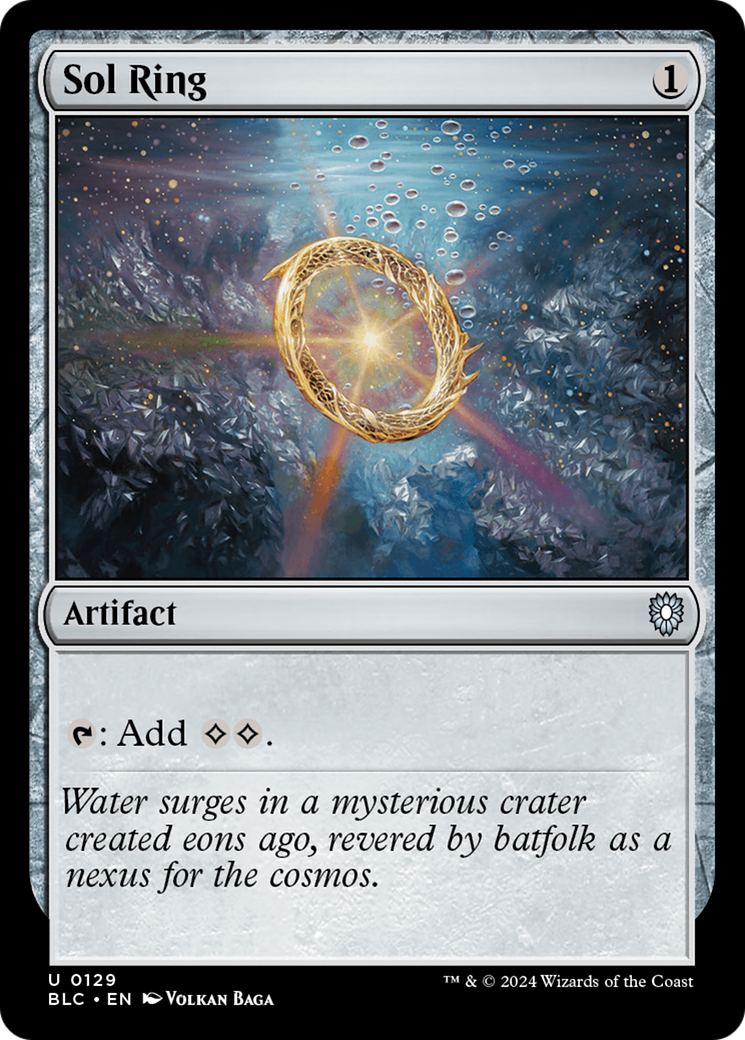 Sol Ring (BLC-129) [Bloomburrow Commander] MTG Single Wizards of the Coast