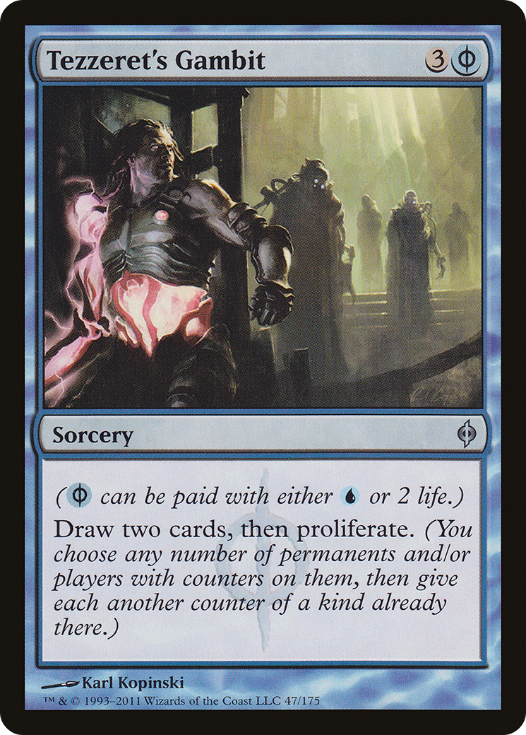 Tezzeret's Gambit (NPH-047) [New Phyrexia] MTG Single Wizards of the Coast