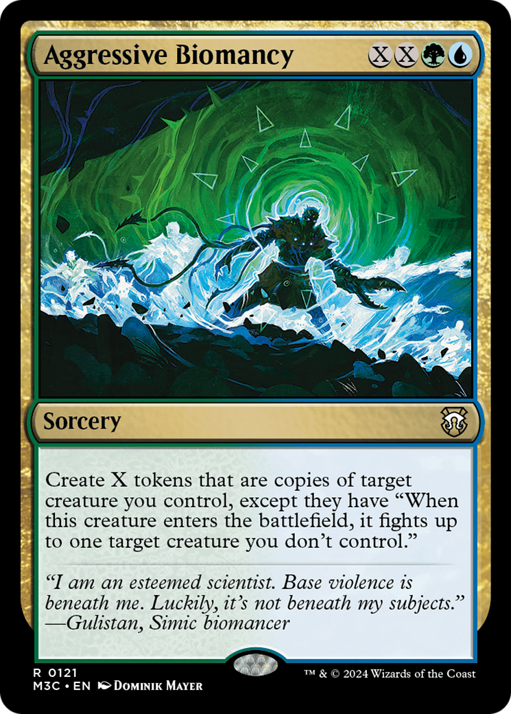 Aggressive Biomancy (M3C-121) [Modern Horizons 3 Commander] MTG Single Wizards of the Coast