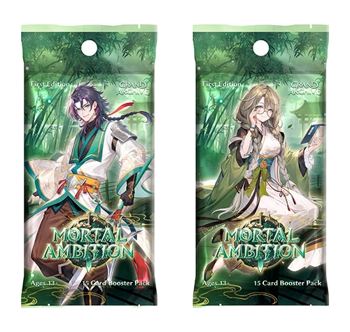 Grand Archive: Mortal Ambition - Booster Pack (1st Edition) Grand Archive Sealed Weebs of the Shore   