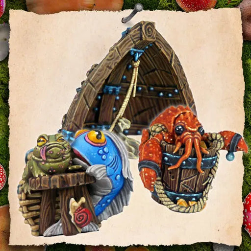 Rogue Hobbies: Rascaltown - Rascaltown Fishing Tackle Unpainted Miniatures Rogue Hobbies