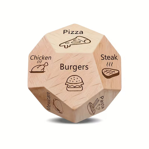 Seriously Good Dice: Wood D12 Food Choice Dice Dice & Gaming Accessories Taps Imports