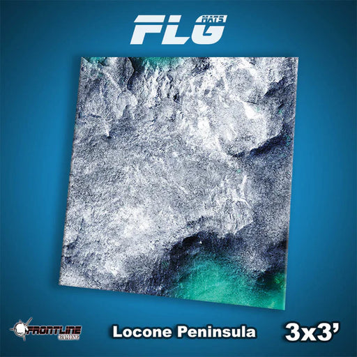 Frontline Gaming: Mats - Locone Peninsula 3'x3' Gaming Mat FLG