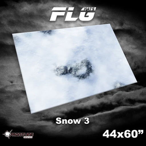 Frontline Gaming: Mats - Snow 3 44"x60" Gaming Mat FLG