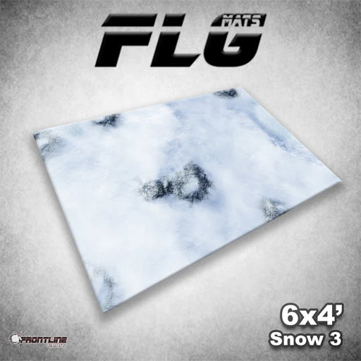 Frontline Gaming: Mats - Snow 3 6'x4' Gaming Mat FLG