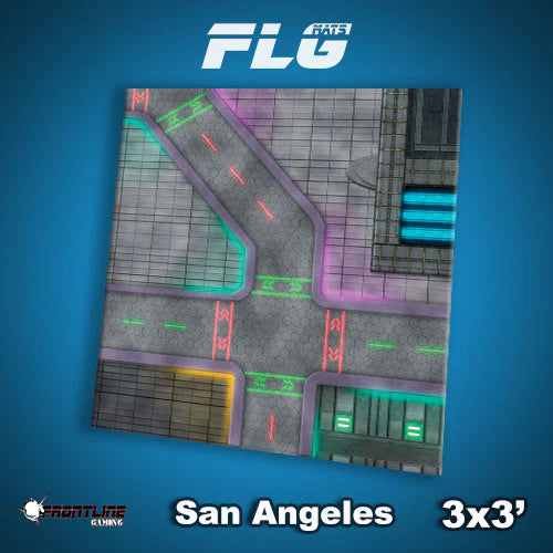 Frontline Gaming: Mats - San Angeles 3'x3' Gaming Mat FLG