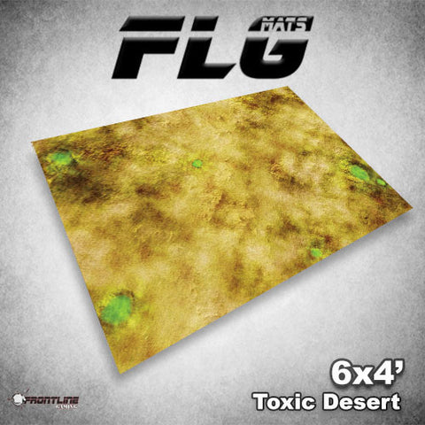Frontline Gaming: Mats - Toxic Desert 6'x4' Gaming Mat FLG