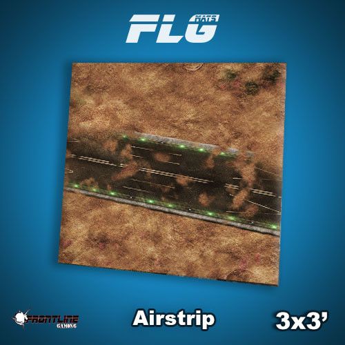 Frontline Gaming: Mats - Airstrip 3'x3' Gaming Mat FLG