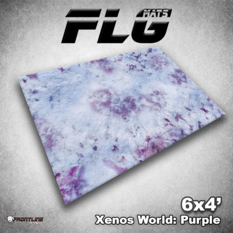 Frontline Gaming: Mats - Xenos World Purple 6'x4' Gaming Mat FLG