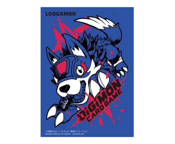 Digimon TCG: Official Card Sleeves (Loogamon) Card Sleeves Bandai