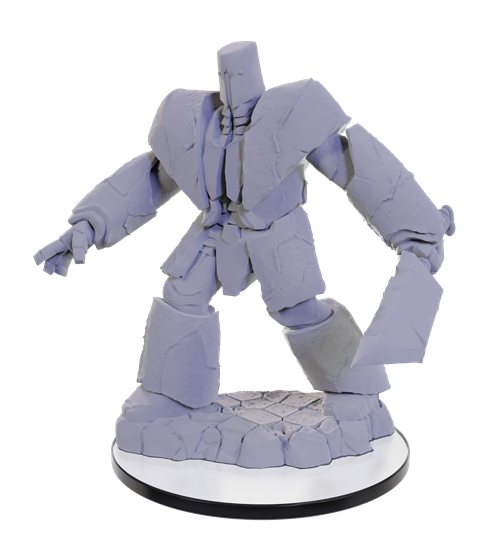 Critical Role Unpainted Minis: W5 Cobalt Golem Unpainted Miniatures WizKids