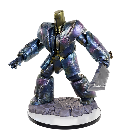 Critical Role Unpainted Minis: W5 Cobalt Golem Unpainted Miniatures WizKids