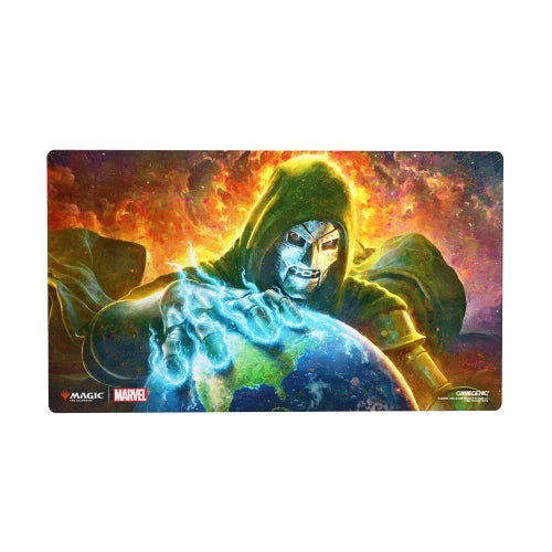 Gamegenic: Shiny Prime Playmat - "Doom Reigns Supreme" MTG Marvel Super Heroes Playmats Gamegenic