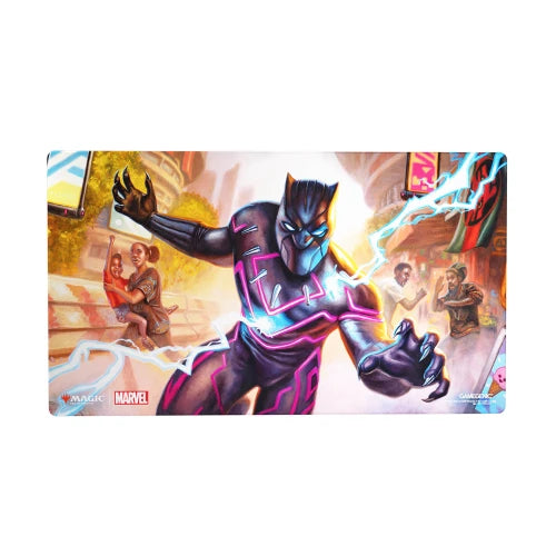 Gamegenic: Shiny Prime Playmat - "Striking Black Panther" MTG Marvel Super Heroes Playmats Gamegenic