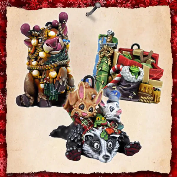 Rogue Hobbies: Rascaltown - Wintery Companions Unpainted Miniatures Rogue Hobbies