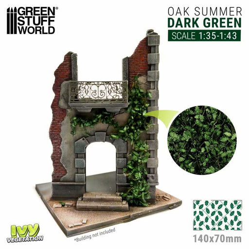 Green Stuff World: Modelling Ivy - Dark Green Oak Large Model Tools & Glue Green Stuff World