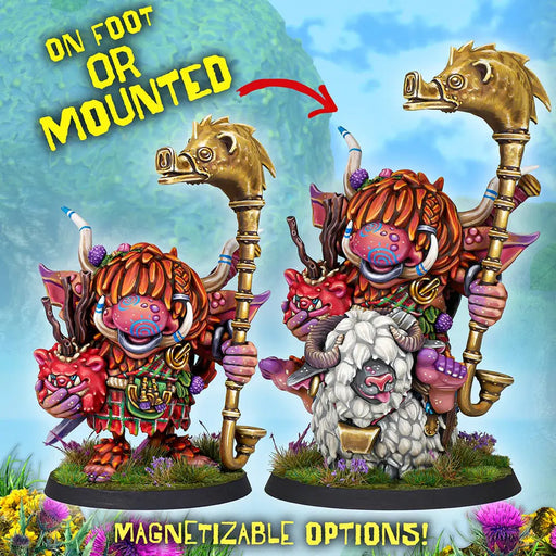 Rogue Hobbies: Rascaltown - Mounted Highland Goblin RH-006M Unpainted Miniatures Rogue Hobbies