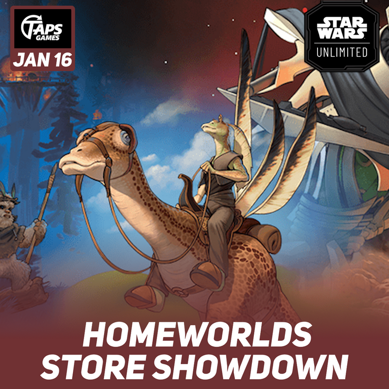 Star Wars Unlimited: Homeworlds Store Showdown - Event Ticket (January 16)