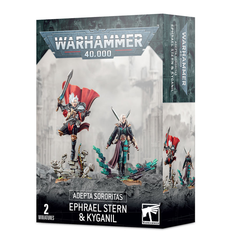Adepta Soroitas: Daemonifuge Ephrael Stern & Kyganil Warhammer 40k Games Workshop