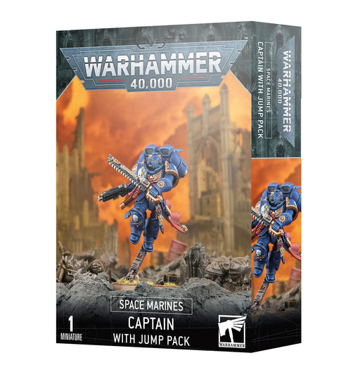 Space Marines: Captain with Jump Pack Warhammer 40k Games Workshop   