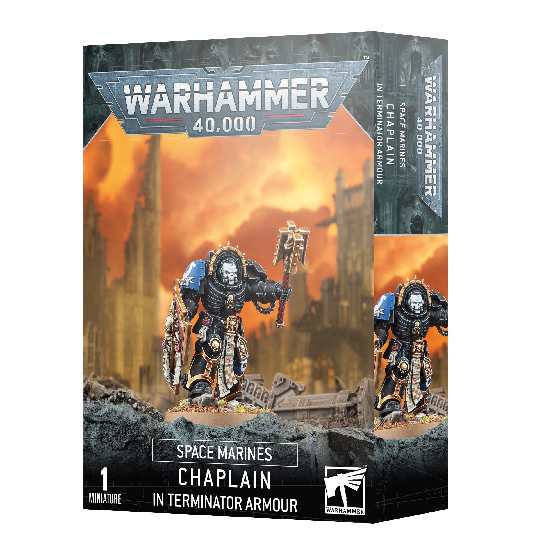 Space Marines: Chaplain in Terminator Armour Warhammer 40k Games Workshop   