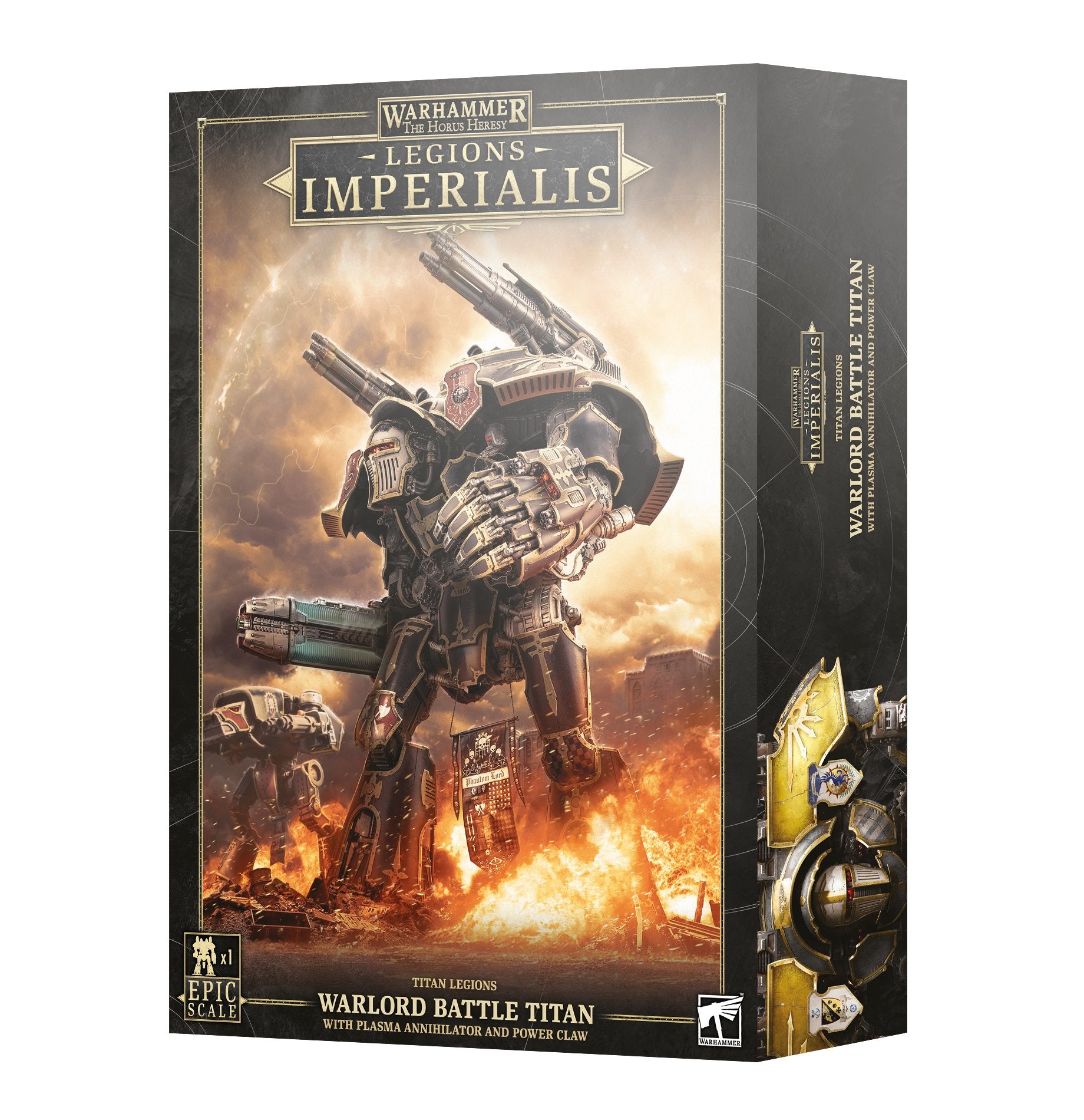 Legions Imperialis: Warlord Titan with Plasma Annihilator Adeptus Titanicus Games Workshop   