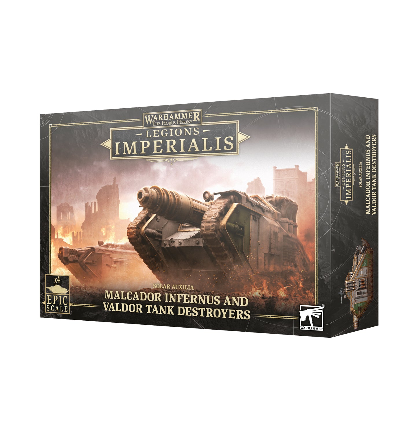 Legions Imperialis: Malcador Infernus & Valdor Tank Destroyers Adeptus Titanicus Games Workshop   