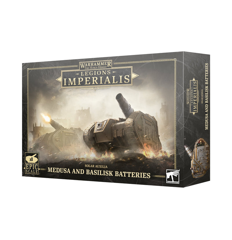 Legions Imperialis: Solar Auxilia Medusa & Basilisks Adeptus Titanicus Games Workshop   