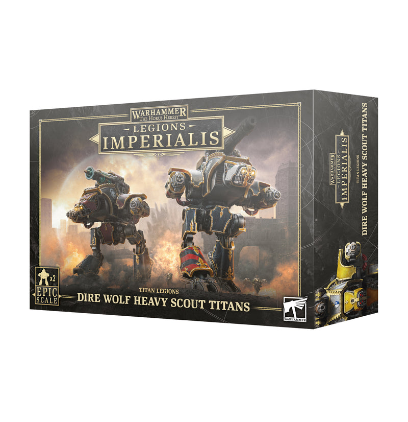 Legions Imperialis: Dire Wolf Heavy Scout Titans (Release: April 13)