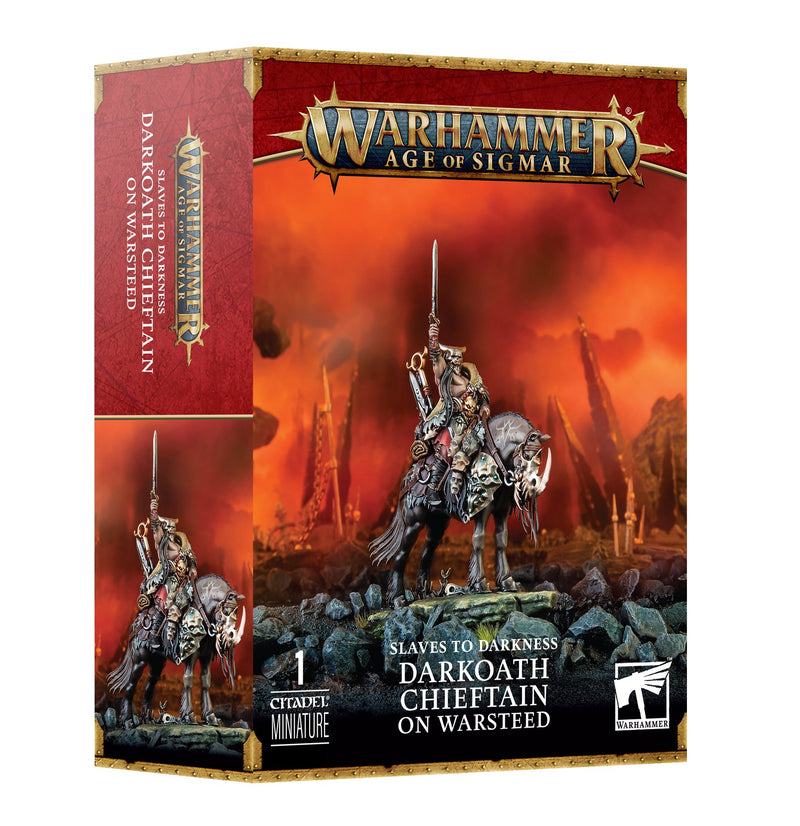 Slaves to Darkness: Darkoath Chieftan on Warsteed Age of Sigmar Games Workshop