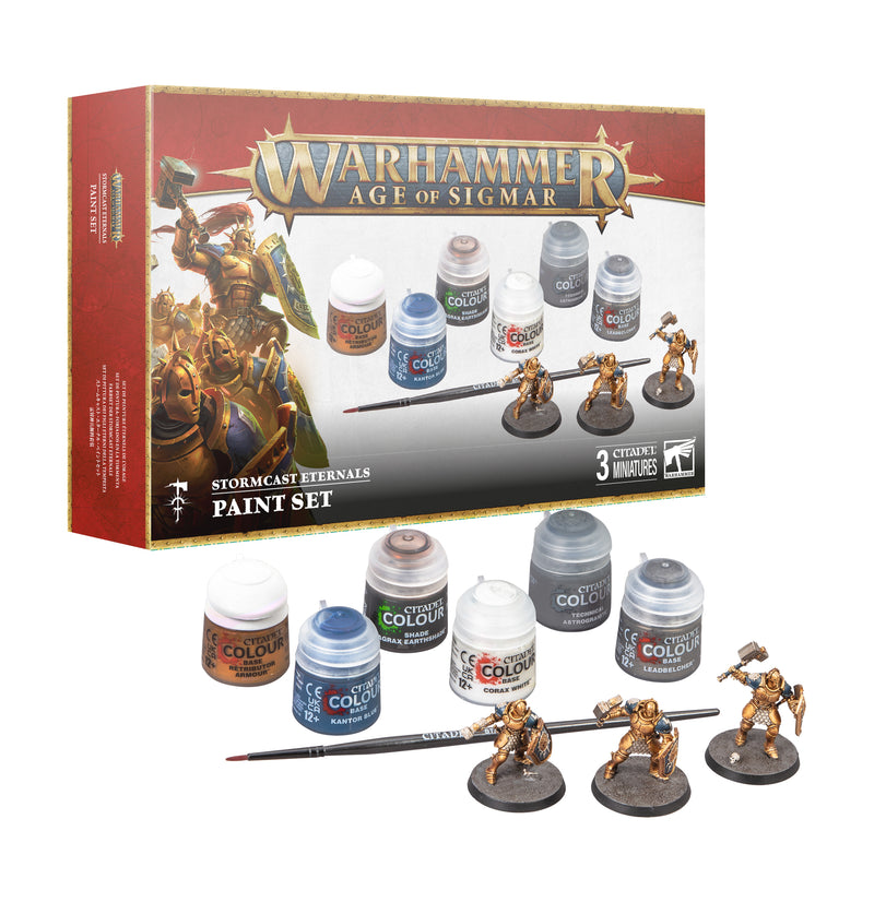 Age of Sigmar: Stormcast Paint Set Age of Sigmar Games Workshop   
