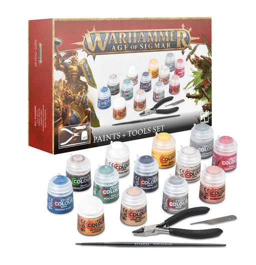 Age of Sigmar: Paints & Tools Set Age of Sigmar Games Workshop   