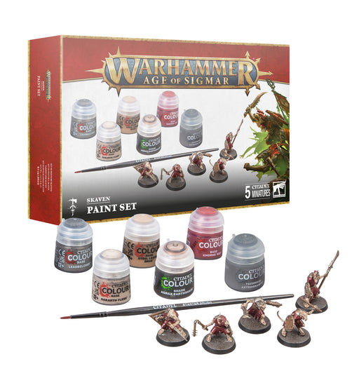 Age of Sigmar: Skaven Paint Set Age of Sigmar Games Workshop   