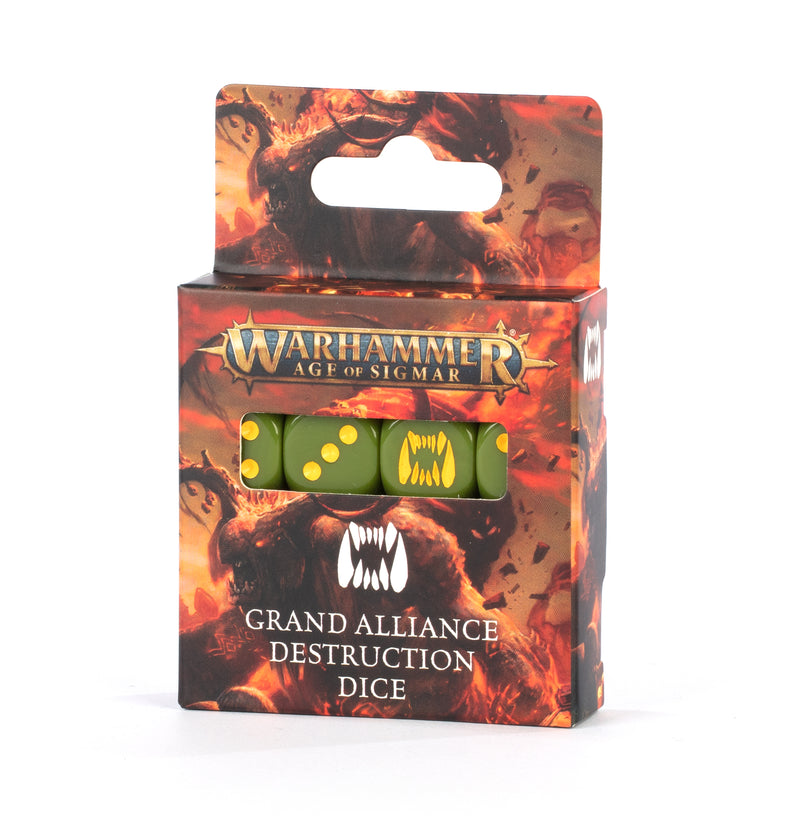 Age of Sigmar: Destruction Dice Set Dice & Gaming Accessories Games Workshop
