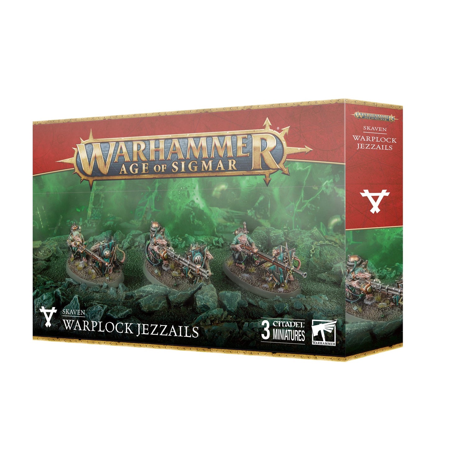 Skaven: Warplock Jezzails Age of Sigmar Games Workshop   