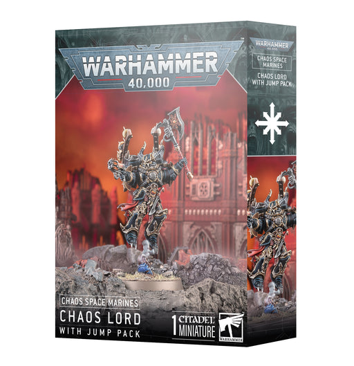 Chaos Space Marines: Chaos Lord with Jump Pack Warhammer 40k Games Workshop   
