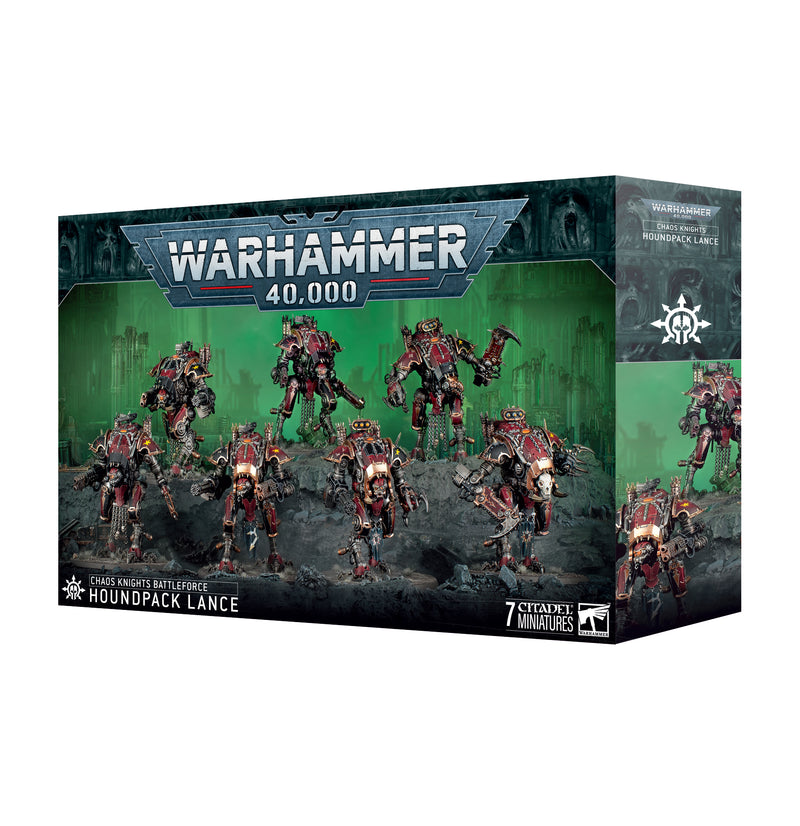 Chaos Knights: Houndpack Lance Warhammer 40k Games Workshop