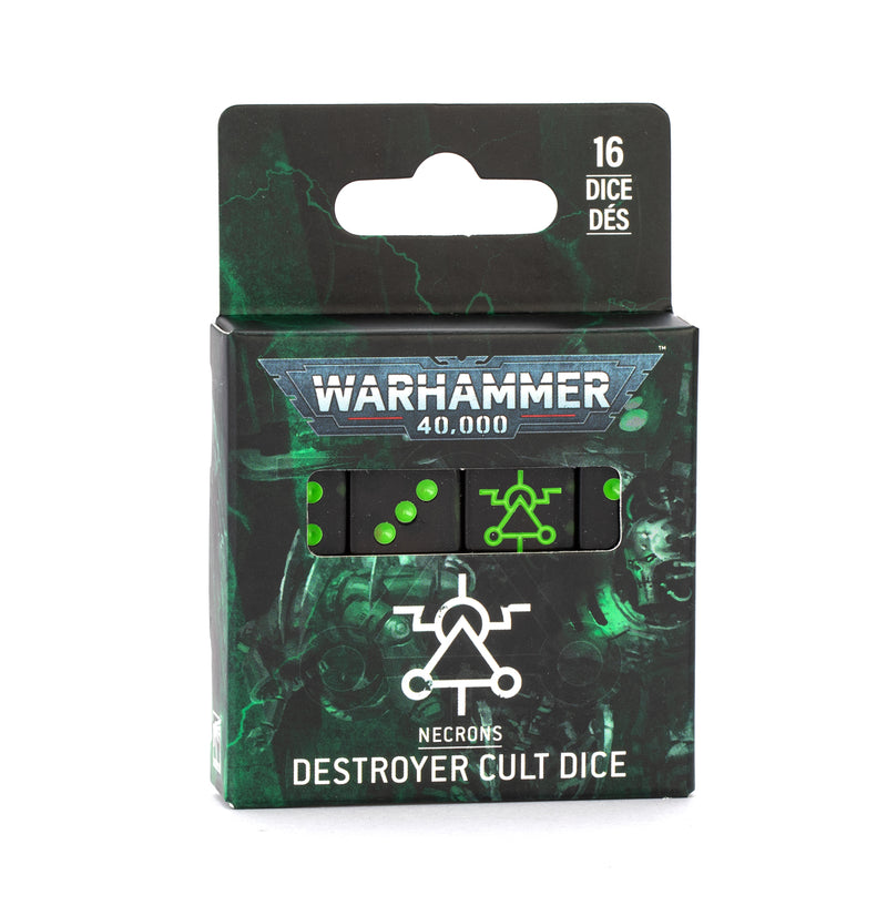 Necrons: Destroyer Cult Dice (Release: Jan 24 2026) Warhammer 40k Games Workshop