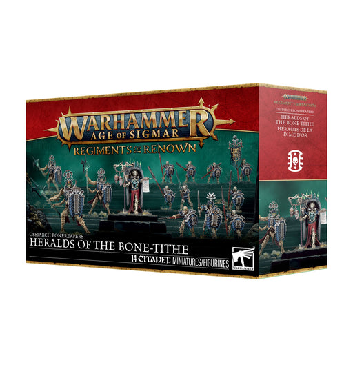 Ossiarch Bonereapers: Regiments of Renown - Heralds of the Bone Tithe (Release: March 7 2026) Age of Sigmar Games Workshop