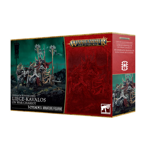 Ossiarch Bonereapers: Liege-Kavalos on War Chariot (Release: March 7 2026) Age of Sigmar Games Workshop